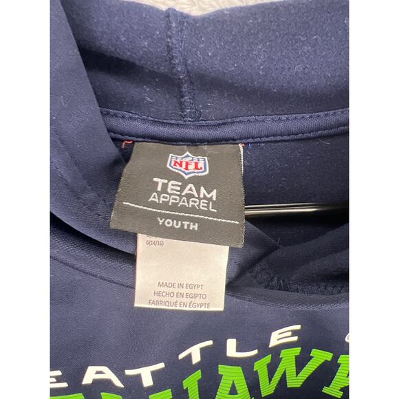 Seattle Seahawks Hoodie Sweatshirt Youth‎ size 14/16 - Picture 3 of 4